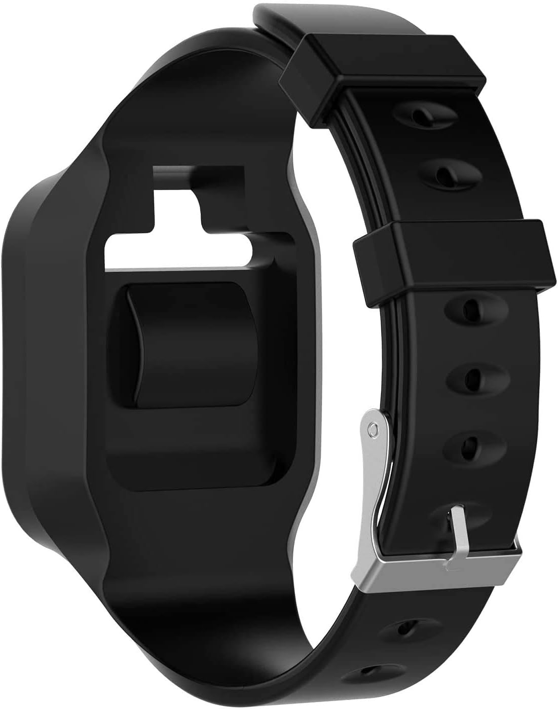 Accessory Wristband Replacement Intended for Voice, Intended for Voice 2, Intended for Voice + Golf GPS Rangefinder, Soft Silicone Strap Band Intended for Voice Golf Watch Series (For Golf Buddy Voice 2/+, Black)