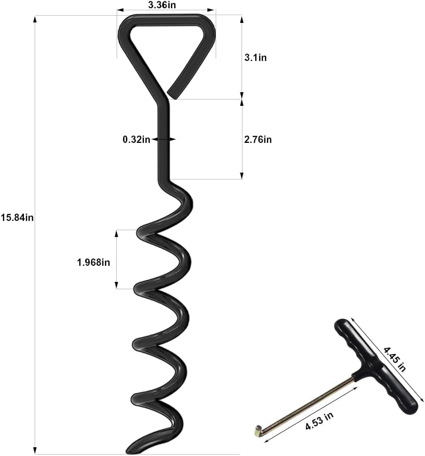 Trampoline Spring Pull Tool Kit Trampoline Parts Easy Pull Tool 2 Pack (T-Hook)
